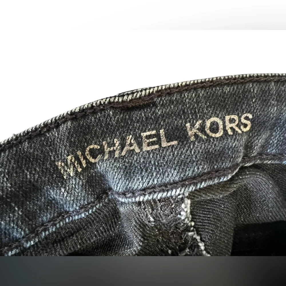 Michael Kors‎ Medium Blue Denim Straight Leg Stretch Jeans Women’s Size 10